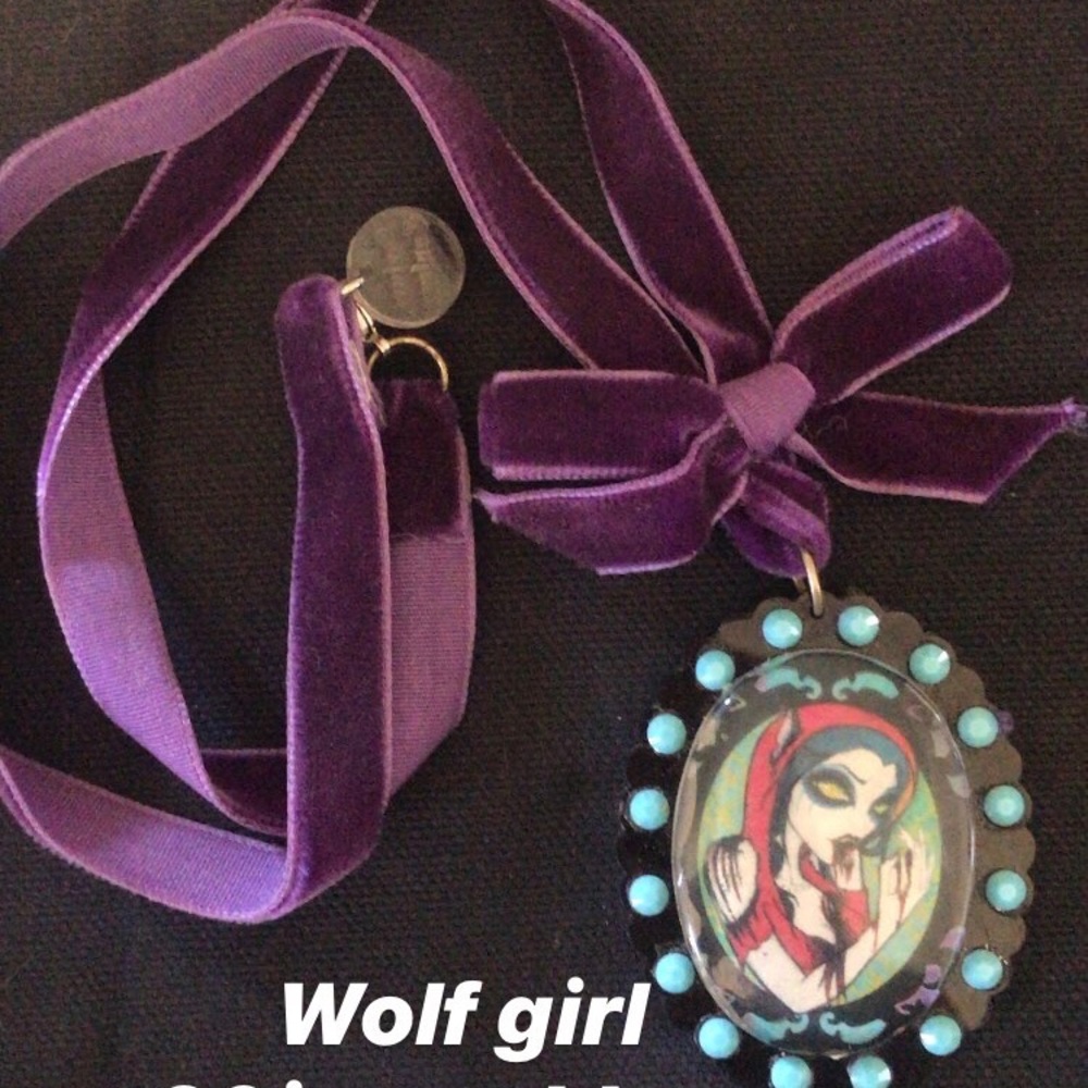 Torture Couture Wolf girl necklace